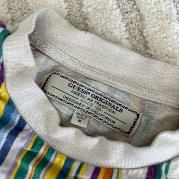 Guess Originals Los Angeles Striped T-Shirt - Picture 3 of 4